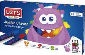 Lets Mum Pastel Boya Karton Kutu Jumbo 12 Renk L-6512