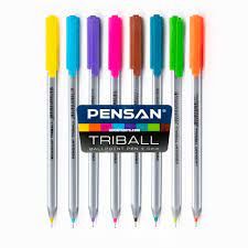 Pensan Tükenmez TRİBALL 8 RENK SET 1.0 MM