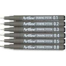 ARTLİNE FINE 0,4 MAVİ KALEM