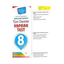 ELEMENT YAPRAK TEST 8.SINIF