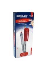 PENSAN Triball Tükenmez Kalem 1,0 Mm Kırmızı TEKLİ