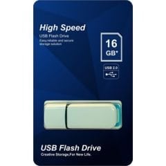 Elba FLASH BELLEK 16GB Plastik Beyaz-Mavi 2.0 USB