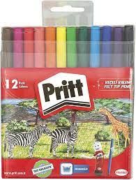 Pritt Keçeli Boya Kalemi 12 Renk 1687976
