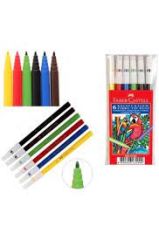 Faber Keçeli Boya Kalemi 6 Renk 5062 155106